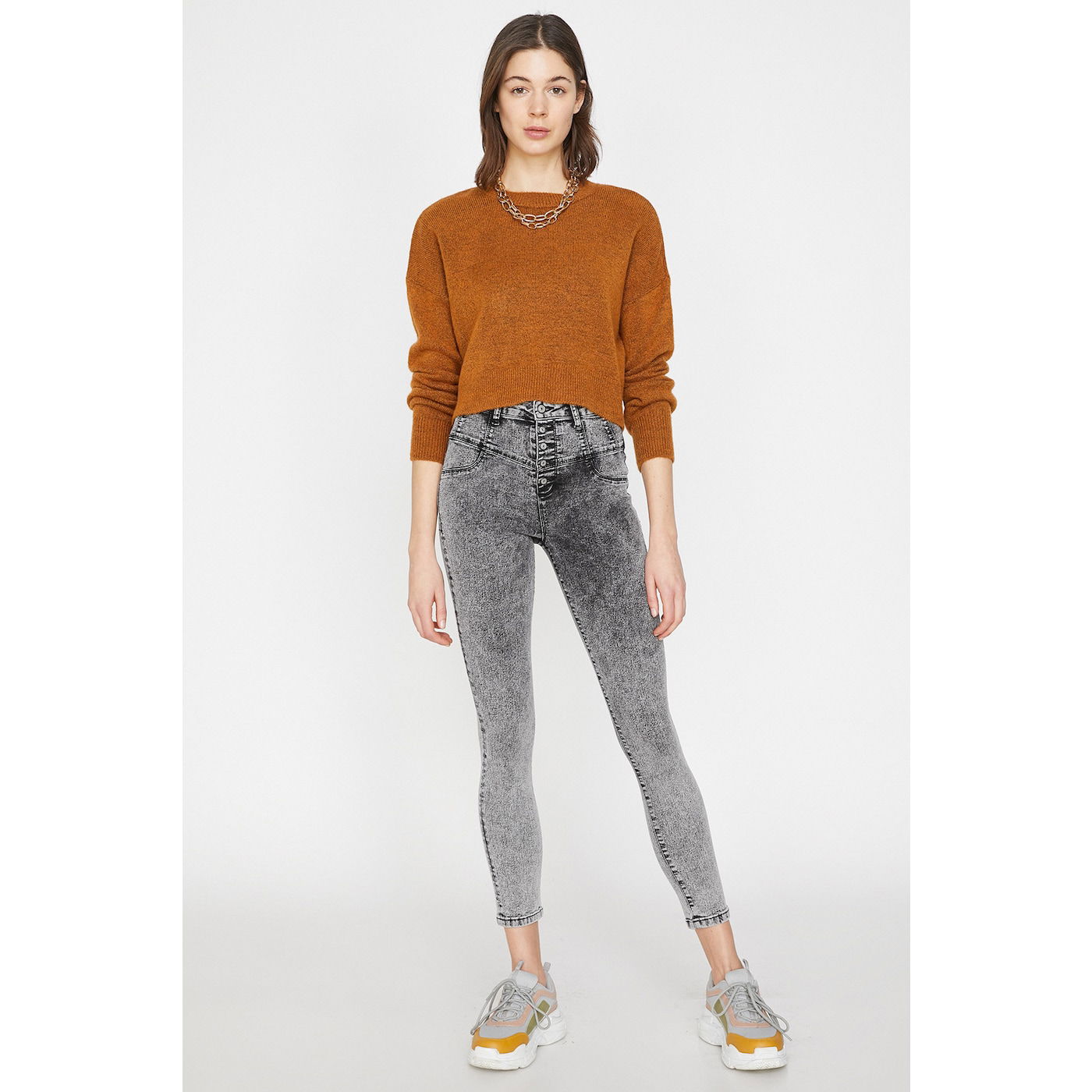 Koton Women Gray Jean