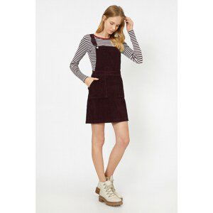 Koton Women Burgundy Dress