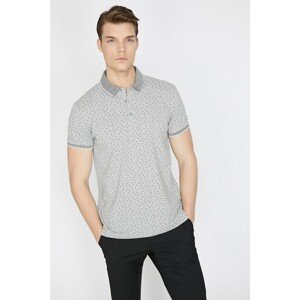 Koton Men's Gray Patterned T-Shirt