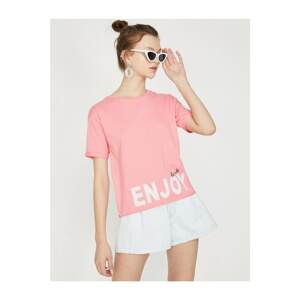 Koton T-Shirt - Pink - Regular fit