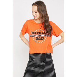 Koton Women's Orange T-Shirt