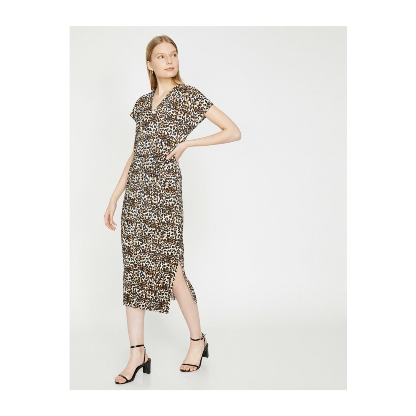 Koton Leopard Patterned Dress