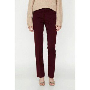 Koton Pocket Detailed Claret Red Trousers