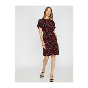 Koton Women's Red Patterned Dress