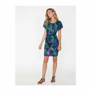 Koton Women's Green Patterned Dress