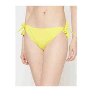Koton Women's Yellow Bikini Bottom