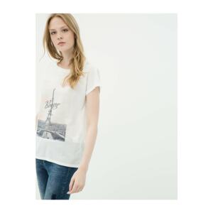 Koton Women's White T-Shirt