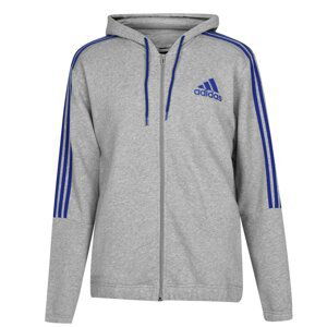 Adidas Essentials Fleece 3-Stripes Full-Zip Hoodie Mens
