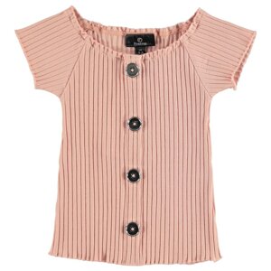 Firetrap Rib Bardot Top Junior Girls