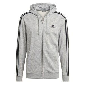 Adidas Essentials French Terry 3-Stripes Full-Zip Hoodie