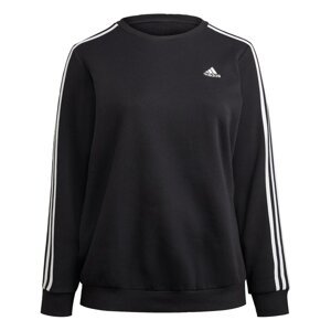 Adidas Essentials 3-Stripes Fleece Sweatshirt (Plus Size)