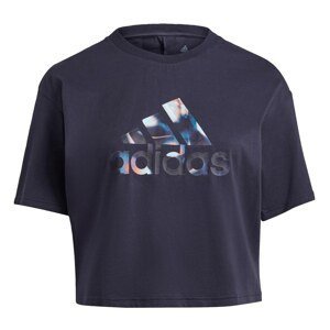 Adidas U4U Crop Logo T-Shirt (Plus Size) Womens