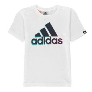 Adidas Camo Linear T Shirt Junior