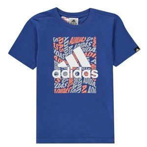 Adidas Camo Linear T Shirt Junior
