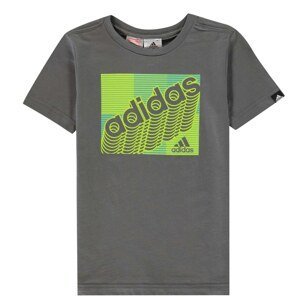 Adidas Camo Linear T Shirt Junior