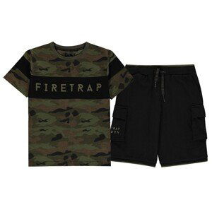 Firetrap T Shirt and Shorts Set Junior Boys