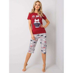 Women´s maroon pajamas