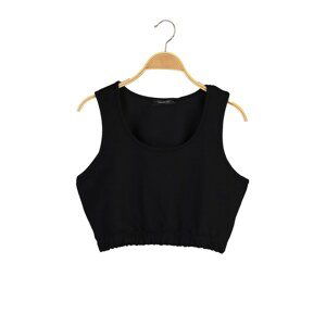 Trendyol Black Crop Knitted Undershirt