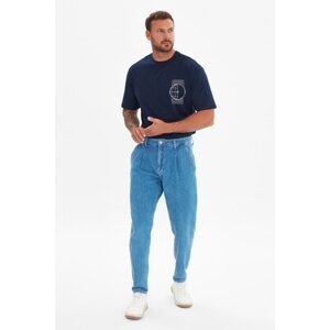 Trendyol Blue Men's Baggy Fit Jeans
