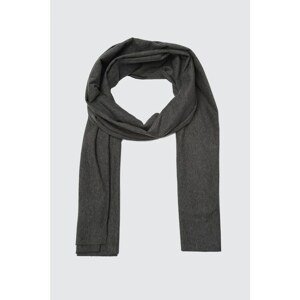 Trendyol Anthracite Knitted Combed Cotton Shawl