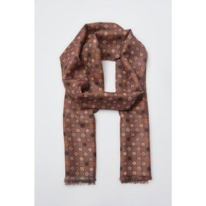 Trendyol Brown Patterned Cotton Shawl
