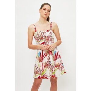 Trendyol Multi Color Strappy Buttoned Dress