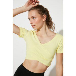 Trendyol Yellow Double Breasted Sport Blouse