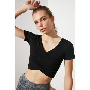 Trendyol Black Double Breasted Sport Blouse