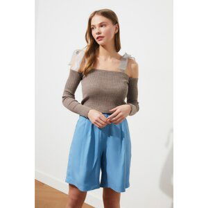 Trendyol Mink Strap Detailed Knitwear Sweater