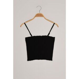 Trendyol Black Giped Blouse