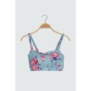 Trendyol Blue Patterned Sports Bra