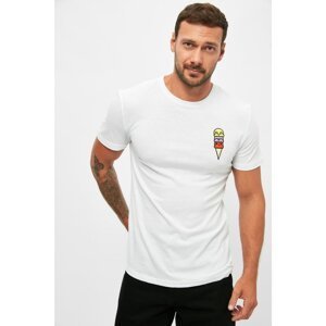 Trendyol White Men's Regular Fit T-Shirt