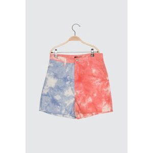 Trendyol Multicolored Tie Dye Denim Shorts