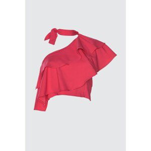 Trendyol Fuchsia Collar Detailed Blouse