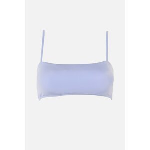 Trendyol Lilac Thin Strap Bandeau Bikini Top
