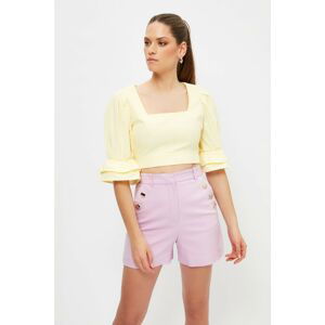 Trendyol Yellow Crop Blouse