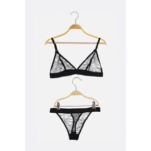 Trendyol Black Lace Bottom-Top Team