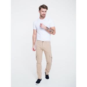 Big Star Man's Slim Trousers 110872 Gold Woven-800