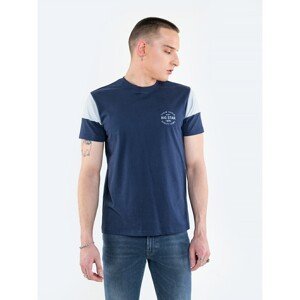 Big Star Man's T-shirt_ss T-shirt 152017 Light blue Knitted-404