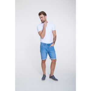 Big Star Man's Bermuda shorts Shorts 111251 Light Denim-100