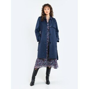 Big Star Woman's Coat Outerwear 130207 Blue-403