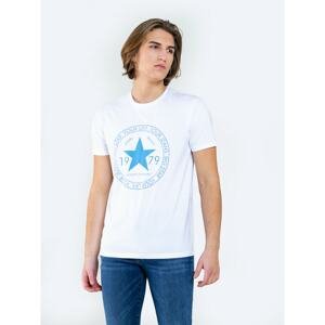 Big Star Man's T-shirt_ss T-shirt 150890 Cream Knitted-101