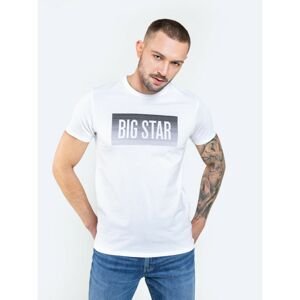 Big Star Man's T-shirt_ss T-shirt 150982 Cream Knitted-101
