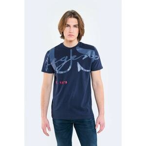 Big Star Man's T-shirt_ss T-shirt 150727 Light blue Knitted-404