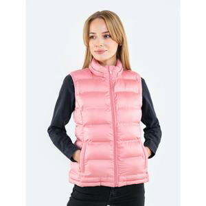 Big Star Woman's Vest Outerwear 130214 Burgundy Woven-601