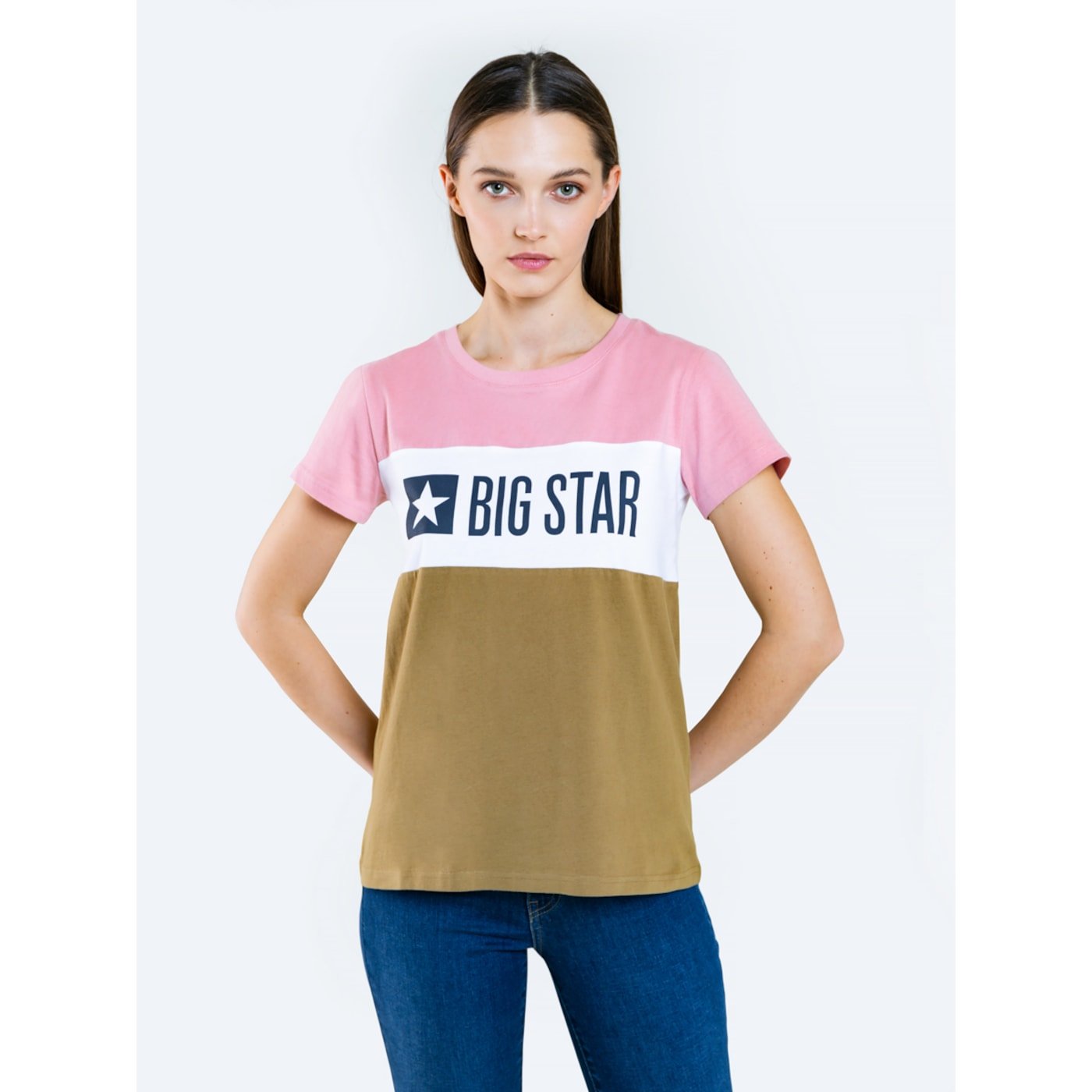 Big Star Woman's T-shirt_ss T-shirt 151513 Burgundy-601