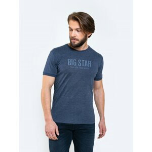 Big Star Man's T-shirt_ss T-shirt 150665 Light blue Knitted-404
