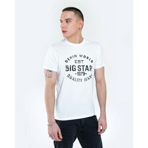 Big Star Man's T-shirt_ss T-shirt 151980 Brak Knitted-100