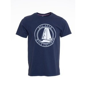 Big Star Man's T-shirt_ss T-shirt 152008 Light blue Knitted-404
