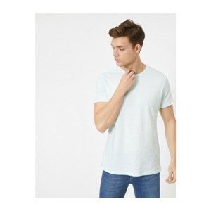 Koton Men's Slim Fit Basic T-Shirt Crew Neck Cotton